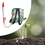 Maxbell Fertilizer Spreader Handheld Corn Vegetables Adjustable Fertilizer Dispenser Red Stainless Steel