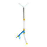 Maxbell Fertilizer Spreader Handheld Corn Vegetables Adjustable Fertilizer Dispenser Y Shaped PVC