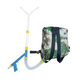 Maxbell Fertilizer Spreader Handheld Corn Vegetables Adjustable Fertilizer Dispenser Y Shaped PVC