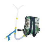 Maxbell Fertilizer Spreader Handheld Corn Vegetables Adjustable Fertilizer Dispenser Y Shaped PVC