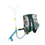 Maxbell Fertilizer Spreader Handheld Corn Vegetables Adjustable Fertilizer Dispenser Y Shaped PVC