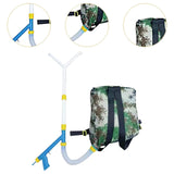 Maxbell Fertilizer Spreader Handheld Corn Vegetables Adjustable Fertilizer Dispenser Y Shaped PVC