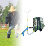 Maxbell Fertilizer Spreader Handheld Corn Vegetables Adjustable Fertilizer Dispenser Y Shaped PVC