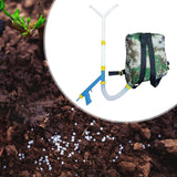 Maxbell Fertilizer Spreader Handheld Corn Vegetables Adjustable Fertilizer Dispenser Y Shaped PVC