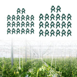 Maxbell 20Pcs Plant Support Clips Trellis Clips for Climbing Plants Vegetables Roses 4.5x3cm