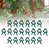Maxbell 20Pcs Plant Support Clips Trellis Clips for Climbing Plants Vegetables Roses 4.5x3cm