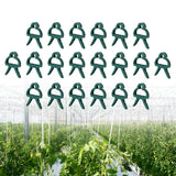 Maxbell 20Pcs Plant Support Clips Trellis Clips for Climbing Plants Vegetables Roses 6x4.5cm