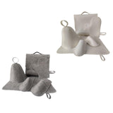 Maxbell 5Pcs Sauna Hat Set Indoor Russian Bath Hat for Shower Bath House Sauna grey