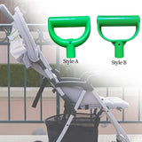 Maxbell Utility Cart Wagon Push Pull Handle Garden Shopping Cart Outside Replacement Style A 11.5X12CM