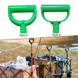 Maxbell Utility Cart Wagon Push Pull Handle Garden Shopping Cart Outside Replacement Style A 11.5X12CM