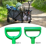 Maxbell Utility Cart Wagon Push Pull Handle Garden Shopping Cart Outside Replacement Style A 11.5X12CM