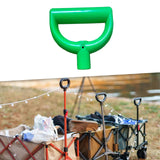 Maxbell Utility Cart Wagon Push Pull Handle Garden Shopping Cart Outside Replacement Style A 11.5X12CM