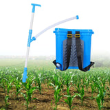 Maxbell Manual Fertilizer Spreader Fertilization Tool 25L for Corn Fruit Trees Height Adjustable