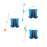 Maxbell Manual Fertilizer Spreader Fertilization Tool 25L for Corn Fruit Trees Height Adjustable
