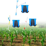 Maxbell Manual Fertilizer Spreader Fertilization Tool 25L for Corn Fruit Trees Height Adjustable