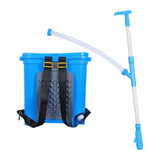 Maxbell Manual Fertilizer Spreader Fertilization Tool 25L for Corn Fruit Trees Height Adjustable