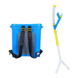 Maxbell Manual Fertilizer Spreader Fertilization Tool 25L for Corn Fruit Trees Double Port
