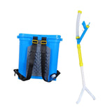 Maxbell Manual Fertilizer Spreader Fertilization Tool 25L for Corn Fruit Trees Double Port