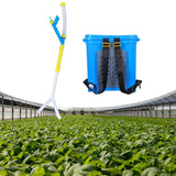 Maxbell Manual Fertilizer Spreader Fertilization Tool 25L for Corn Fruit Trees Double Port