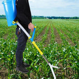 Maxbell Manual Fertilizer Spreader Fertilization Tool 25L for Corn Fruit Trees Double Port