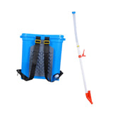 Maxbell Manual Fertilizer Spreader Fertilization Tool 25L for Corn Fruit Trees Single Hole