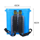 Maxbell Manual Fertilizer Spreader Fertilization Tool 25L for Corn Fruit Trees Single Hole