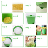 Maxbell Seed Sprouter Tray with Lid Seed Germination Propagation Tray for Greenhouse