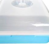 Maxbell Garden Seed Sprouter Tray Microgreens Growing Big Capacity Plant Germination Blue