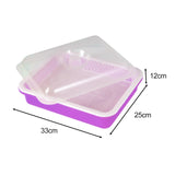 Maxbell Garden Seed Sprouter Tray Microgreens Growing Big Capacity Plant Germination Violet