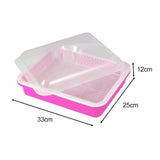 Maxbell Garden Seed Sprouter Tray Microgreens Growing Big Capacity Plant Germination Pink