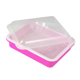 Maxbell Garden Seed Sprouter Tray Microgreens Growing Big Capacity Plant Germination Pink