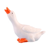 Maxbell 3Pcs Mini Goose Figurines Tiny Goose Statues for Cake Toppers Home Landscape