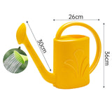 Maxbell Long Mouth Watering Can for Outdoor Watering Plant Garden Flowers Vegetables Orange