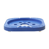 Maxbell Movable Gas Cylinder Base PP with Handles for Gas Bottle Potted Plants Vases Blue