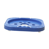 Maxbell Movable Gas Cylinder Base PP with Handles for Gas Bottle Potted Plants Vases Blue