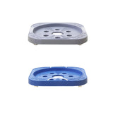 Maxbell Movable Gas Cylinder Base PP with Handles for Gas Bottle Potted Plants Vases Blue