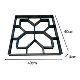 Maxbell Walk Path Maker Decoration Stepping Stone Paver for Yard Garden Patio Style B