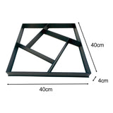 Maxbell Walk Path Maker Decoration Stepping Stone Paver for Yard Garden Patio Style C