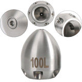 Maxbell Sewer Jet Nozzle 1/2" Washing Equipment Drain Cleaner Rotation Cleaning Tool 100L