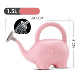 Maxbell Watering Pot Elegant Water Can Plants Pot Courtyard 1.5L Garden Watering Can Pink