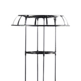 Maxbell Garden Trellis Black Metal Plant Trellis for Climbing Plants Cucumbers Vines 105x50cm