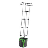 Maxbell Garden Trellis Black Metal Plant Trellis for Climbing Plants Cucumbers Vines 165x50cm