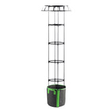 Maxbell Garden Trellis Black Metal Plant Trellis for Climbing Plants Cucumbers Vines 165x50cm