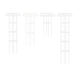 Maxbell Garden Trellis Decorative Plant Support Trellis for Vines Flowers Vegetables 135x50cm