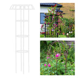 Maxbell Garden Trellis Decorative Plant Support Trellis for Vines Flowers Vegetables 135x50cm