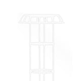 Maxbell Garden Trellis Decorative Plant Support Trellis for Vines Flowers Vegetables 135x50cm