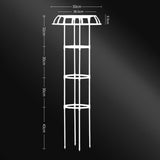 Maxbell Garden Trellis Decorative Plant Support Trellis for Vines Flowers Vegetables 135x50cm