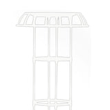 Maxbell Garden Trellis Decorative Plant Support Trellis for Vines Flowers Vegetables 105x50cm