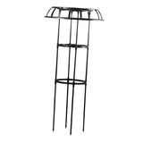 Maxbell Garden Trellis Tools Black Plant Support Trellis for Vines Cucumbers Flowers 105x50cm