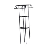 Maxbell Garden Trellis Tools Black Plant Support Trellis for Vines Cucumbers Flowers 105x50cm